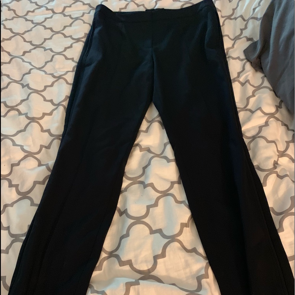 Escada Navy Blue Wool Pants Size34